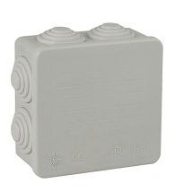 Boîte étanche carrée 80x80x35mm retractilé solera 604