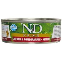 N&d Cat Prime Chicken & Pomegranate Kitten 70 Gr Farmina Natural & Delicious 8606014102901