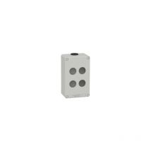 Schneider - Boite métal vide grise - M20 x2 - 4 trous 22 mm - 80x130x51,5 mm - ul cULus - XAPD2204
