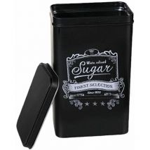 Boite métallique pour le Sucre noire