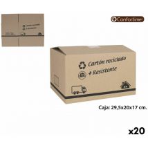 Boîte polyvalente Confortime en carton (20 pièces) (29,5 x 20 x 17 cm)