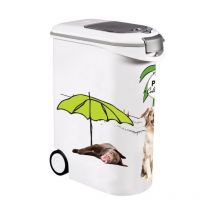 Curver - Boite pour les croquettes PetLife 20 kg conteneur de stockage d'aliments