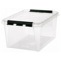 Boite transp 32l av clips 50x39x26cm ref 3510070