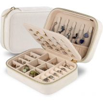 Boîtes à bijoux de voyage en velours, petite boîte à bijoux de voyage, boîte de rangement de bijoux de voyage portable pour anniversaire, fête des