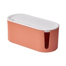 Boîtes de câbles design - Gestion des câbles - Boîtes de rangement pour barrettes d'alimentation(orange crépusculaire)