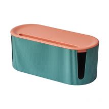 Boîtes de câbles design - Gestion des câbles - Boîtes de rangement pour barrettes d'alimentation(vert citron)