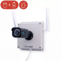 Ultra Secure - Contrôleur 4G (aimanté avec batterie) + Caméra 4K / Détection intelligente / Vision nocturne + Carte sd (UltraCAM)