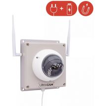 Ultra Secure - Contrôleur 4G (aimanté avec batterie) + Caméra 4K / Intelligente / Vision nocturne / Zoom / IK10 + Carte sd (UltraCAM)