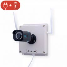 Ultra Secure - Contrôleur 4G (avec batterie) + Caméra 4K / Détection intelligente / Vision nocturne 30m / IP66 + Carte sd (UltraCAM)