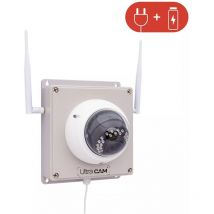 Contrôleur 4G (avec batterie) + Caméra 4K / Intelligente / Vision nocturne / Zoom 5X / IP66 / IK10 + Carte sd (UltraCAM)