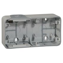 boitler ‚a embouts programme plexo composable gris 2 postes horizontaux