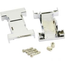 Boîtier adaptateur sub-d 9, 9 pôles Bkl Electronic plastique, métallisé 180 ° argent 1 pc(s) D99427