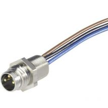 Hirschmann - Embase elst 4408 rv fm 805 933 147-001-1 M8 embase mâle 0.50 m Nombre de pôles: 4 1 pc(s)