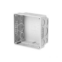 Boitier de derivation encastre F-tronic 100 x 100 x 50, gris 1 piece *bg*