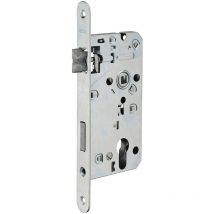 Boitier de serrure à encastrer à cylindre pour porte d'entrée, axe 50mm