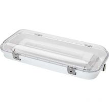 Boîtier étanche Dunna IP66/IK10 36,8x16,5x6,8cm en ABS blanc auto-extinguible