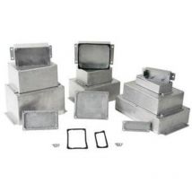Boîtier étanche en aluminium coulé avec bride