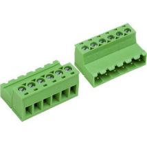 Ptr - Hartmann Boîtier Femelle Pour Câble Série Ak(z)950 Nbr Total De Pôles 6 Pas: 5.08 Mm 50950067028e 1 Pc(s) S84912