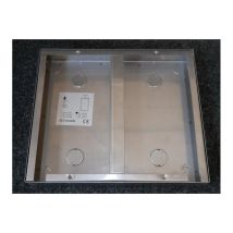 Comelit - Boitier inox 213x450x32.5mm pour montage en saillie Powercom 4 modules