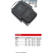 Boitier Plip sans lame 2 Boutons Seat Altea, Ibiza, Leon, Toledo