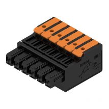 Weidmuller - Boîtier pour connecteur ci Femelle, 6 contacts 1 rang , pas 5mm ( Prix pour Paquet de 6 )