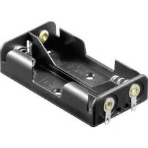 Support de pile 2x LR6 (aa) Goobay 46552 raccordement à souder (l x l x h) 58 x 32 x 14.5 mm Y961171