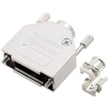 Encitech - Capot sub-d 25 pôles DTZK-25-HI-K 6560-0705-03 tout en métal 180 ° argent 1 pc(s)