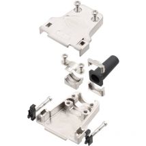 DTZF15-RGL-M2.5-K 7960-2207-02 Capot sub-d Nombre de pôles: 15 zinc moulé sous pression 180 ° métal 1 pc(s) - Encitech