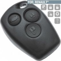 Silca - Boitier télécommande plip sans lame 3 Boutons Renault Master, Trafic