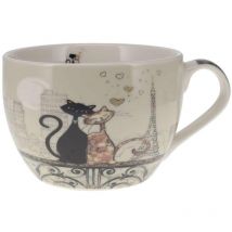 Bol chat à paris en porcelaine 500 ml