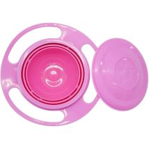 Einemgeld - Bol de bébé, Bol de Gyroscope pour bébé Mignon Bol Rotatif Anti-éclaboussures à 360 ° Bol gyroscopique avec Couvercle pour bébé Enfants