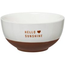 Bol de porcelana Hello 45cl – New bone china – 13cm – 6.5cm – 0.36kg
