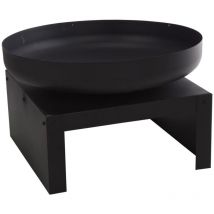 Progarden - Bol à feu sur support 60 cm noir