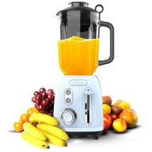 Cecotec Mixeur-blender Power Black Titanium RetroBlue
