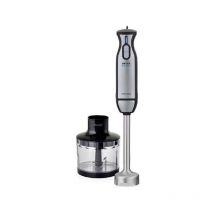 Haeger - Blender extreme chopper 1000w - 2 interrupteurs à effleurement - arbre amovible - pied en acier inoxydable - hachoir inclus