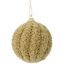 Bola para colgar con purpurina 8 cm.