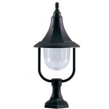 Elstead - Shannon 1 Ljus Utomhus Coastal Piedestal Ljus Svart Polykarbonat IP44, E27