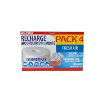 BOLASECA - Recharge absorbeur humidité galets 4 x 450g fresh air