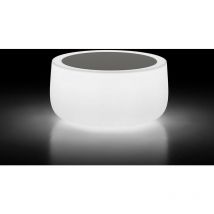 Bold t. Luminoso Luce calda - Per uso esterno - Nero tavolo tavolino basso per interno esterno originale Plust in polietilene di design moderno bar