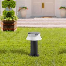 Bollard solare led 'felice 400' 33cm con sensore pir - 3 modalità