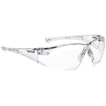 Bolle Sicherheitsbrille Tyron Rush - Augenschutz nach EN166 klare Sichtscheibe, Kristall