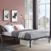Sommier 140x190cm - Cadre de Lit - pour Adultes, Enfants et Adolescents - Support de Matelas - Montage Facile (140x190-7Pieds) - Bolli