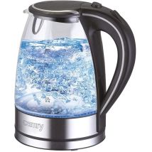 Bollitore Elettrico In Vetro 1,7lt 2000w Acqua Calda Cordless Con Luce Led Blu