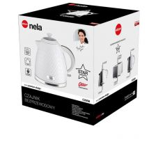 Bollitore d'acqua senza fili C265B 1,7 l, 2000W, bianco, la stella della tua cucina