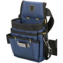 Yarona - Bolsa de lona resistente para herramientas con cinturón, 8 bolsillos para hombres, bolsa de trabajo multifuncional, para artesanos,
