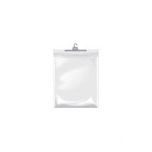 Valento - Bolsa de plástico con adhesivo y percha Soria No3 33 x 40 + 9 cm