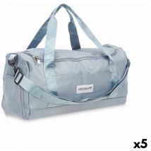 Pincello - Bolsa de viaje gris 46 x 25 x 28 cm (5 unidades)