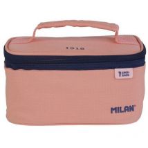 Milan - 08805SNCP Bolsa isotérmica Porta Alimentos pequeña con 1 Recipiente (1,5L) Serie 1918, Rosa, Multicolor, Estándar