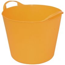 Dema - Cesta múltiples usos de plástico flexible 45,5x38,5 cm - Naranja - Naranja