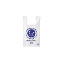 CZ - bolsa plast.camiseta 70% B/500 - 40X50 cm